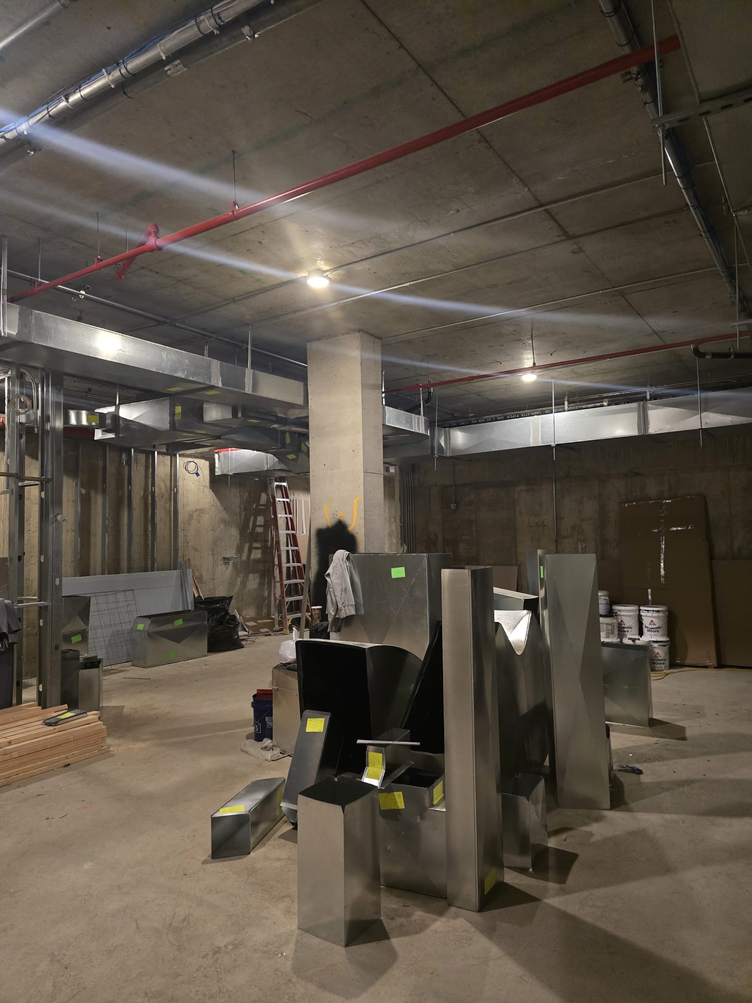 HVAC duct installation