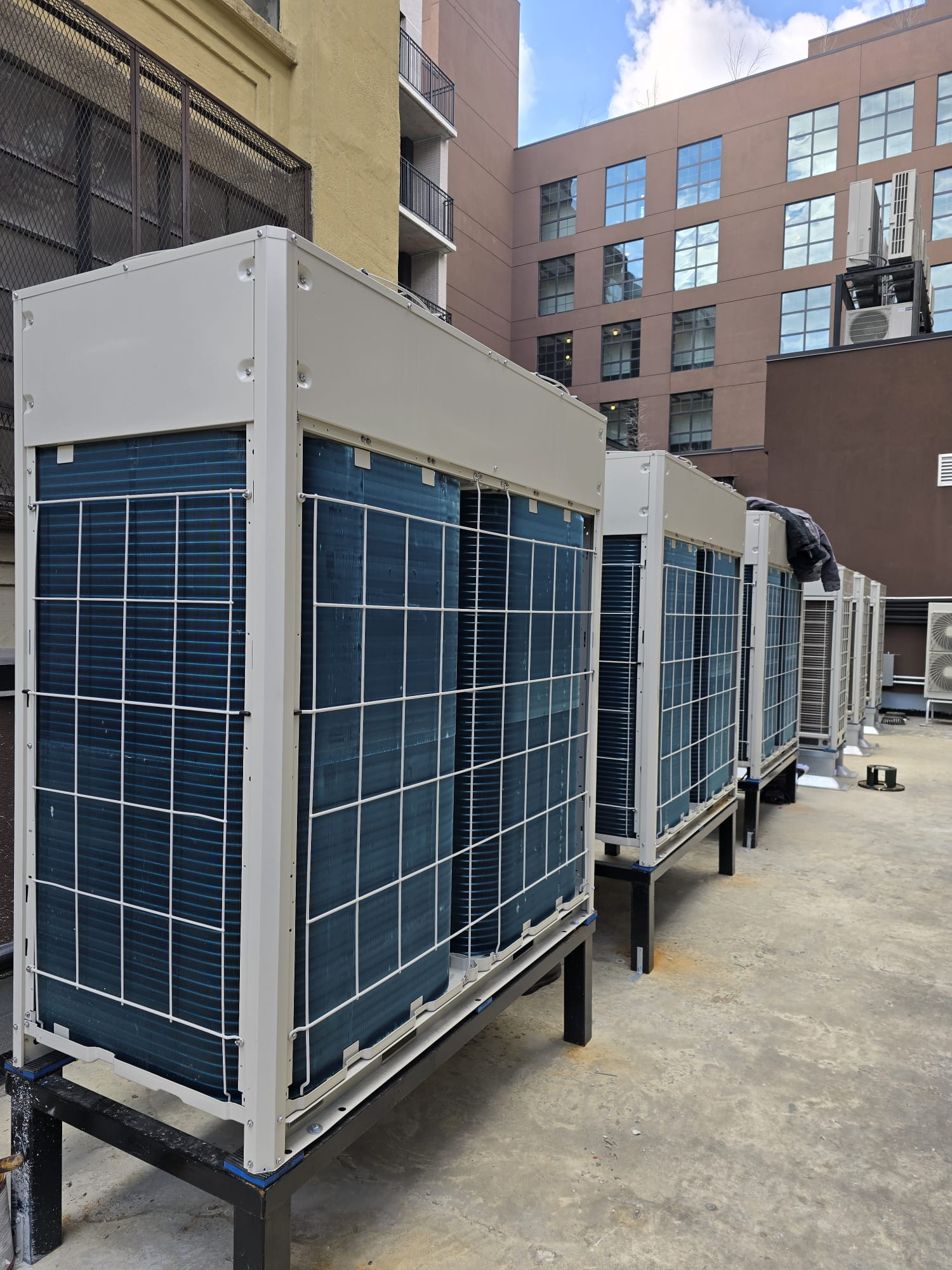 VRF system installation project